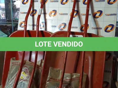 LOTE 128 - 02 - CARRINHOS DE MÃO (NO ESTADO, NÃO SABEMOS SE FUNCIONA. LEILÃO NÃO TEM GARANTIA E NEM DEVOLUÇÃO, SUJEITO A POSSÍVEIS AVARIAS VISÍVEIS/OCULTAS E/OU AUSÊNCIA DE COMPONENTES)