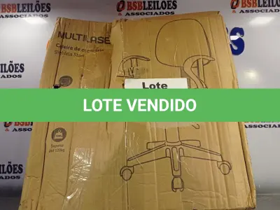 LOTE 316 - 01 - CADEIRA DE ESCRITÓRIO START GIRATÓRIA PRETA - GA209 MULTILASER (NO ESTADO, NÃO SABEMOS SE FUNCIONA. LEILÃO NÃO TEM GARANTIA E NEM DEVOLUÇÃO, SUJEITO A POSSÍVEIS AVARIAS VISÍVEIS/OCULTAS E/OU AUSÊNCIA DE COMPONENTES)
