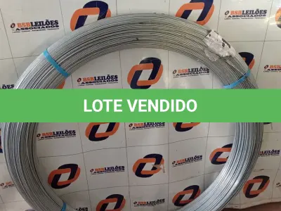 LOTE 136 - 01 - ARAME GERDAU PARA CERCA OVALADO 15 X 17 MM 1000 METROS (NO ESTADO, NÃO SABEMOS SE FUNCIONA. LEILÃO NÃO TEM GARANTIA E NEM DEVOLUÇÃO, SUJEITO A POSSÍVEIS AVARIAS VISÍVEIS/OCULTAS E/OU AUSÊNCIA DE COMPONENTES)