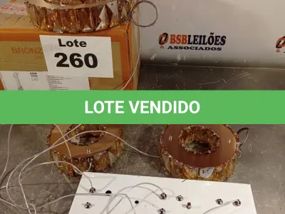 LOTE 260 - 01 - PENDENTE TOKYO RINGS 3 AROS 20W 4000K REDONDO BRONZEARTE (NO ESTADO, NÃO SABEMOS SE FUNCIONA. LEILÃO NÃO TEM GARANTIA E NEM DEVOLUÇÃO, SUJEITO A POSSÍVEIS AVARIAS VISÍVEIS/OCULTAS E/OU AUSÊNCIA DE COMPONENTES)