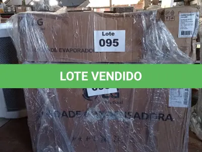 LOTE 095 -  01 - AR CONDICIONADO SPLIT HW LG DUAL VOICE INVERTER 12000 BTUS FRIO 127V (NO ESTADO, NÃO SABEMOS SE FUNCIONA. LEILÃO NÃO TEM GARANTIA E NEM DEVOLUÇÃO, SUJEITO A POSSÍVEIS AVARIAS VISÍVEIS/OCULTAS E/OU AUSÊNCIA DE COMPONENTES)