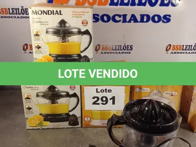 LOTE 291 - 06 – ESPREMEDORES DE FRUTAS (NO ESTADO, NÃO SABEMOS SE FUNCIONA. LEILÃO NÃO TEM GARANTIA E NEM DEVOLUÇÃO, SUJEITO A POSSÍVEIS AVARIAS VISÍVEIS/OCULTAS E/OU AUSÊNCIA DE COMPONENTES)