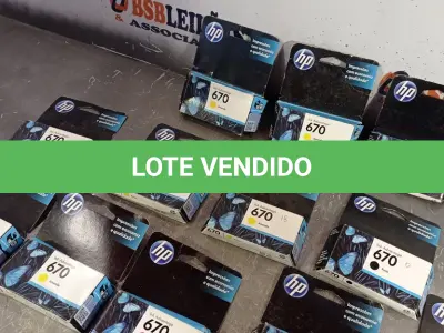 LOTE 295 - 13 – CARTUCHOS IMPRESSORA (NO ESTADO, NÃO SABEMOS SE FUNCIONA. LEILÃO NÃO TEM GARANTIA E NEM DEVOLUÇÃO, SUJEITO A POSSÍVEIS AVARIAS VISÍVEIS/OCULTAS E/OU AUSÊNCIA DE COMPONENTES)