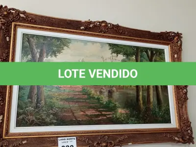 LOTE 030 - 01 QUADRO DECORATIVO (NO ESTADO, NÃO SABEMOS SE FUNCIONA. LEILÃO NÃO TEM GARANTIA E NEM DEVOLUÇÃO).
