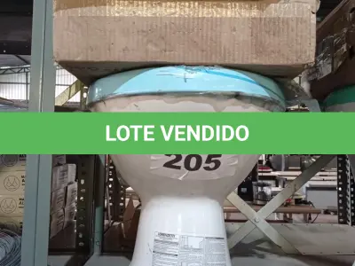 LOTE 205 - 01 - VASO SANITÁRIO COM CAIXA ACOPLADA CELITE (NO ESTADO, NÃO SABEMOS SE FUNCIONA. LEILÃO NÃO TEM GARANTIA E NEM DEVOLUÇÃO, SUJEITO A POSSÍVEIS AVARIAS VISÍVEIS/OCULTAS E/OU AUSÊNCIA DE COMPONENTES)