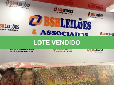 LOTE 317 - 01 - TENDA GAZEBO 3X3 3M PRAIA CAMPING EVENTOS MOR (NO ESTADO, NÃO SABEMOS SE FUNCIONA. LEILÃO NÃO TEM GARANTIA E NEM DEVOLUÇÃO, SUJEITO A POSSÍVEIS AVARIAS VISÍVEIS/OCULTAS E/OU AUSÊNCIA DE COMPONENTES)