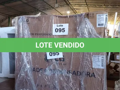 LOTE 095 -  01 - AR CONDICIONADO SPLIT HW LG DUAL VOICE INVERTER 12000 BTUS FRIO 127V (NO ESTADO, NÃO SABEMOS SE FUNCIONA. LEILÃO NÃO TEM GARANTIA E NEM DEVOLUÇÃO, SUJEITO A POSSÍVEIS AVARIAS VISÍVEIS/OCULTAS E/OU AUSÊNCIA DE COMPONENTES)