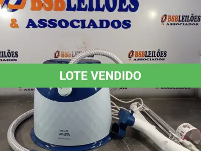 LOTE 133 - 01 - VAPORIZADOR DE ROUPAS EASYTOUCH PLUS PHILIPS WALITA AZUL 1600W 220VOLTS (NO ESTADO, NÃO SABEMOS SE FUNCIONA. LEILÃO NÃO TEM GARANTIA E NEM DEVOLUÇÃO, SUJEITO A POSSÍVEIS AVARIAS VISÍVEIS/OCULTAS E/OU AUSÊNCIA DE COMPONENTES)