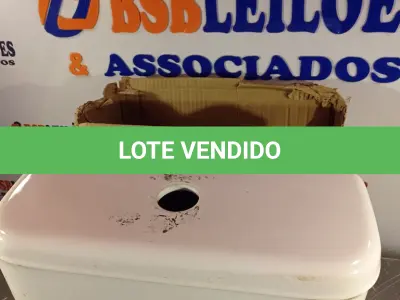LOTE 267 - 01 - CAIXA ACOPLADA WAY-ONE BRANCO - LORENZETTI (NO ESTADO, NÃO SABEMOS SE FUNCIONA. LEILÃO NÃO TEM GARANTIA E NEM DEVOLUÇÃO, SUJEITO A POSSÍVEIS AVARIAS VISÍVEIS/OCULTAS E/OU AUSÊNCIA DE COMPONENTES)