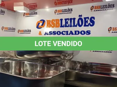 LOTE 127 - 04 – CUBAS PIA INOX (NO ESTADO, NÃO SABEMOS SE FUNCIONA. LEILÃO NÃO TEM GARANTIA E NEM DEVOLUÇÃO, SUJEITO A POSSÍVEIS AVARIAS VISÍVEIS/OCULTAS E/OU AUSÊNCIA DE COMPONENTES)