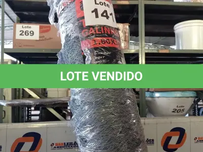 LOTE 141 - 01 - TELA DE GALINHEIRO 1.80 50 METROS (NO ESTADO, NÃO SABEMOS SE FUNCIONA. LEILÃO NÃO TEM GARANTIA E NEM DEVOLUÇÃO, SUJEITO A POSSÍVEIS AVARIAS VISÍVEIS/OCULTAS E/OU AUSÊNCIA DE COMPONENTES)