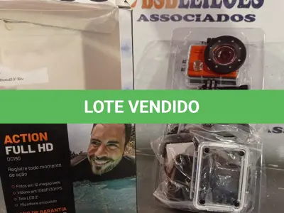 LOTE 263 - 01 - CÂMERA DE AÇÃO ATRIO FULL HD 1080P TELA LCD 2POL 12MP (NO ESTADO, NÃO SABEMOS SE FUNCIONA. LEILÃO NÃO TEM GARANTIA E NEM DEVOLUÇÃO, SUJEITO A POSSÍVEIS AVARIAS VISÍVEIS/OCULTAS E/OU AUSÊNCIA DE COMPONENTES)