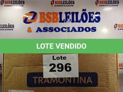 LOTE 296 - 01 - JOGO DE PANELA TRAMONTINA 15 PEÇAS (NO ESTADO, NÃO SABEMOS SE FUNCIONA. LEILÃO NÃO TEM GARANTIA E NEM DEVOLUÇÃO, SUJEITO A POSSÍVEIS AVARIAS VISÍVEIS/OCULTAS E/OU AUSÊNCIA DE COMPONENTES)