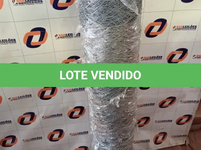 LOTE 141 - 01 - TELA DE GALINHEIRO 1.80 50 METROS (NO ESTADO, NÃO SABEMOS SE FUNCIONA. LEILÃO NÃO TEM GARANTIA E NEM DEVOLUÇÃO, SUJEITO A POSSÍVEIS AVARIAS VISÍVEIS/OCULTAS E/OU AUSÊNCIA DE COMPONENTES)