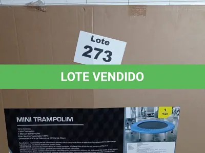 LOTE 273 - 01 - TRAMPOLIM/MINI CAMA ELÁSTICA (NO ESTADO, NÃO SABEMOS SE FUNCIONA. LEILÃO NÃO TEM GARANTIA E NEM DEVOLUÇÃO, SUJEITO A POSSÍVEIS AVARIAS VISÍVEIS/OCULTAS E/OU AUSÊNCIA DE COMPONENTES)