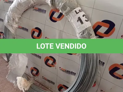 LOTE 137 - 01- ROLO DE ARAME (NO ESTADO, NÃO SABEMOS SE FUNCIONA. LEILÃO NÃO TEM GARANTIA E NEM DEVOLUÇÃO, SUJEITO A POSSÍVEIS AVARIAS VISÍVEIS/OCULTAS E/OU AUSÊNCIA DE COMPONENTES)