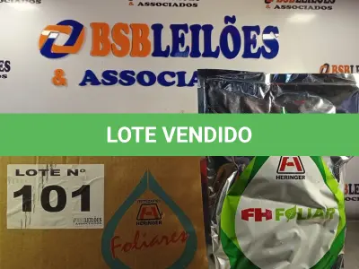LOTE 101 - 10 - FERTILIZANTES MINERAL FOLIAR MISTO 2KG - HERINGER (NO ESTADO, NÃO SABEMOS SE FUNCIONA. LEILÃO NÃO TEM GARANTIA E NEM DEVOLUÇÃO, SUJEITO A POSSÍVEIS AVARIAS VISÍVEIS/OCULTAS E/OU AUSÊNCIA DE COMPONENTES)