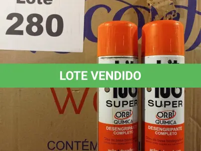 LOTE 280 - 10 - DESENGRIPANTES SPRAY (NO ESTADO, NÃO SABEMOS SE FUNCIONA. LEILÃO NÃO TEM GARANTIA E NEM DEVOLUÇÃO, SUJEITO A POSSÍVEIS AVARIAS VISÍVEIS/OCULTAS E/OU AUSÊNCIA DE COMPONENTES)