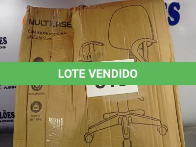 LOTE 316 - 01 - CADEIRA DE ESCRITÓRIO START GIRATÓRIA PRETA - GA209 MULTILASER (NO ESTADO, NÃO SABEMOS SE FUNCIONA. LEILÃO NÃO TEM GARANTIA E NEM DEVOLUÇÃO, SUJEITO A POSSÍVEIS AVARIAS VISÍVEIS/OCULTAS E/OU AUSÊNCIA DE COMPONENTES)