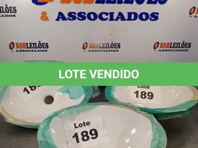 LOTE 189 - 03 - CUBAS EMBUTIR OVAL CELITE (NO ESTADO, NÃO SABEMOS SE FUNCIONA. LEILÃO NÃO TEM GARANTIA E NEM DEVOLUÇÃO, SUJEITO A POSSÍVEIS AVARIAS VISÍVEIS/OCULTAS E/OU AUSÊNCIA DE COMPONENTES)