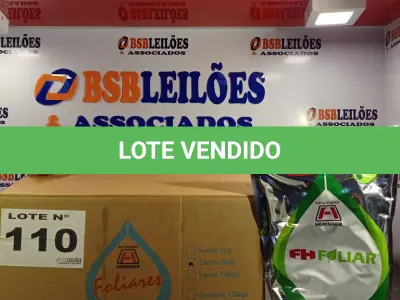 LOTE 110 - 10 - FERTILIZANTES MINERAL FOLIAR MISTO 2KG - HERINGER (NO ESTADO, NÃO SABEMOS SE FUNCIONA. LEILÃO NÃO TEM GARANTIA E NEM DEVOLUÇÃO, SUJEITO A POSSÍVEIS AVARIAS VISÍVEIS/OCULTAS E/OU AUSÊNCIA DE COMPONENTES)