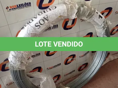 LOTE 137 - 01- ROLO DE ARAME (NO ESTADO, NÃO SABEMOS SE FUNCIONA. LEILÃO NÃO TEM GARANTIA E NEM DEVOLUÇÃO, SUJEITO A POSSÍVEIS AVARIAS VISÍVEIS/OCULTAS E/OU AUSÊNCIA DE COMPONENTES)