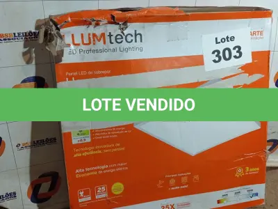 LOTE 303 - 01 - LUMINÁRIA PAINEL LED SOBREPOR QUADRADA 50W 6000K (NO ESTADO, NÃO SABEMOS SE FUNCIONA. LEILÃO NÃO TEM GARANTIA E NEM DEVOLUÇÃO, SUJEITO A POSSÍVEIS AVARIAS VISÍVEIS/OCULTAS E/OU AUSÊNCIA DE COMPONENTES)