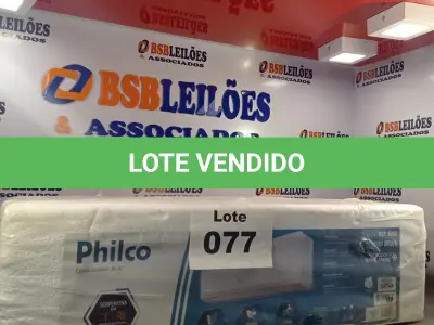 LOTE 077 - 01 - EVAPORADORA SPLIT PHILCO 9000 BTU/H FRIO - PAS9200F1 220V (NO ESTADO, NÃO SABEMOS SE FUNCIONA. LEILÃO NÃO TEM GARANTIA E NEM DEVOLUÇÃO, SUJEITO A POSSÍVEIS AVARIAS VISÍVEIS/OCULTAS E/OU AUSÊNCIA DE COMPONENTES)