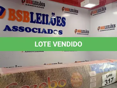 LOTE 317 - 01 - TENDA GAZEBO 3X3 3M PRAIA CAMPING EVENTOS MOR (NO ESTADO, NÃO SABEMOS SE FUNCIONA. LEILÃO NÃO TEM GARANTIA E NEM DEVOLUÇÃO, SUJEITO A POSSÍVEIS AVARIAS VISÍVEIS/OCULTAS E/OU AUSÊNCIA DE COMPONENTES)