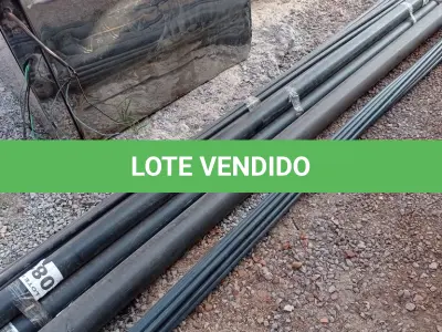 LOTE 081 - 25 - BARRAS DE ELETRODUTO 3 METROS (NO ESTADO, NÃO SABEMOS SE FUNCIONA. LEILÃO NÃO TEM GARANTIA E NEM DEVOLUÇÃO, SUJEITO A POSSÍVEIS AVARIAS VISÍVEIS/OCULTAS E/OU AUSÊNCIA DE COMPONENTES)