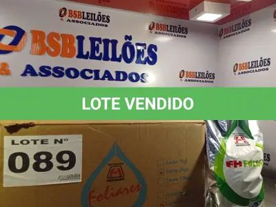 LOTE 089 - 10 - FERTILIZANTES MINERAL FOLIAR MISTO 2KG - HERINGER (NO ESTADO, NÃO SABEMOS SE FUNCIONA. LEILÃO NÃO TEM GARANTIA E NEM DEVOLUÇÃO, SUJEITO A POSSÍVEIS AVARIAS VISÍVEIS/OCULTAS E/OU AUSÊNCIA DE COMPONENTES)