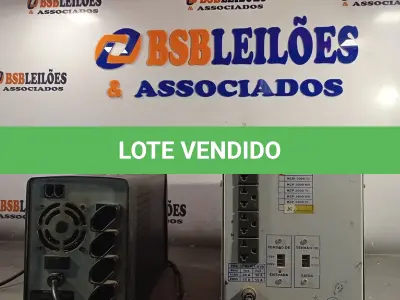 LOTE 106 - 01 - NOBREAK E 01 ESTABILIZADOR (NO ESTADO, NÃO SABEMOS SE FUNCIONA. LEILÃO NÃO TEM GARANTIA E NEM DEVOLUÇÃO, SUJEITO A POSSÍVEIS AVARIAS VISÍVEIS/OCULTAS E/OU AUSÊNCIA DE COMPONENTES)