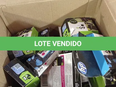 LOTE 298 - 25 – CARTUCHOS IMPRESSORA (NO ESTADO, NÃO SABEMOS SE FUNCIONA. LEILÃO NÃO TEM GARANTIA E NEM DEVOLUÇÃO, SUJEITO A POSSÍVEIS AVARIAS VISÍVEIS/OCULTAS E/OU AUSÊNCIA DE COMPONENTES)