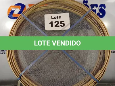 LOTE 125 - 06 - PENEIRAS PARA AREIA ARO #55 MADEIRA (NO ESTADO, NÃO SABEMOS SE FUNCIONA. LEILÃO NÃO TEM GARANTIA E NEM DEVOLUÇÃO, SUJEITO A POSSÍVEIS AVARIAS VISÍVEIS/OCULTAS E/OU AUSÊNCIA DE COMPONENTES)