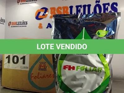 LOTE 101 - 10 - FERTILIZANTES MINERAL FOLIAR MISTO 2KG - HERINGER (NO ESTADO, NÃO SABEMOS SE FUNCIONA. LEILÃO NÃO TEM GARANTIA E NEM DEVOLUÇÃO, SUJEITO A POSSÍVEIS AVARIAS VISÍVEIS/OCULTAS E/OU AUSÊNCIA DE COMPONENTES)
