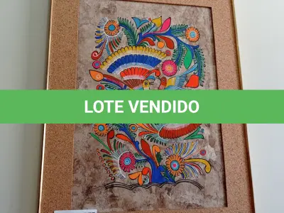 LOTE 013 - 01 QUADRO DECORATIVO (NO ESTADO, NÃO SABEMOS SE FUNCIONA. LEILÃO NÃO TEM GARANTIA E NEM DEVOLUÇÃO).