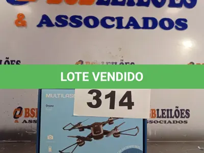 LOTE 314 - 01 - DRONE EAGLE FPV CÂMERA HD 1280P MULTILASER - ES256 (NO ESTADO, NÃO SABEMOS SE FUNCIONA. LEILÃO NÃO TEM GARANTIA E NEM DEVOLUÇÃO, SUJEITO A POSSÍVEIS AVARIAS VISÍVEIS/OCULTAS E/OU AUSÊNCIA DE COMPONENTES)
