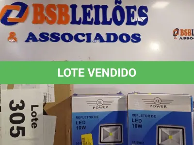 LOTE 305 - 05 - REFLETORES LED 10W COM SENSOR (NO ESTADO, NÃO SABEMOS SE FUNCIONA. LEILÃO NÃO TEM GARANTIA E NEM DEVOLUÇÃO, SUJEITO A POSSÍVEIS AVARIAS VISÍVEIS/OCULTAS E/OU AUSÊNCIA DE COMPONENTES)