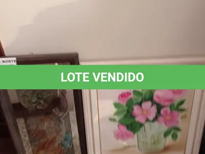 LOTE 290 - 03 QUADROS DIVERSOS DECORATIVOS (NO ESTADO, NÃO SABEMOS SE FUNCIONA. LEILÃO NÃO TEM GARANTIA E NEM DEVOLUÇÃO).