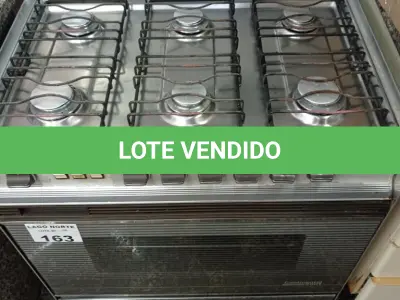 LOTE 163 - 01 FOGÃO A GÁS CONTINENTAL 06 BOCAS E FORNO (NO ESTADO, NÃO SABEMOS SE FUNCIONA. LEILÃO NÃO TEM GARANTIA E NEM DEVOLUÇÃO).