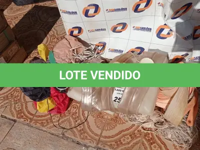 LOTE 255 - 01 LOTE COM REDES DE ESPORTE, CINTAS E BALÃO INFLÁVEL (NO ESTADO, NÃO SABEMOS SE FUNCIONA. LEILÃO NÃO TEM GARANTIA E NEM DEVOLUÇÃO).