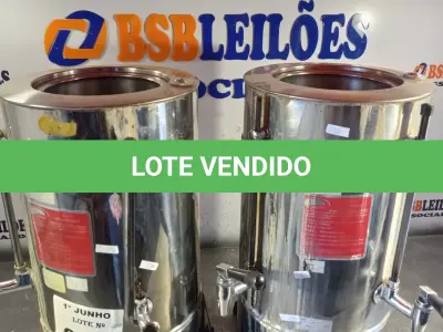 LOTE 013 - 02 CAFETEIRAS INDUSTRIAL INCOMPLETAS. (NO ESTADO, LEILÃO NÃO TEM GARANTIA E NEM DEVOLUÇÃO, SUJEITO A POSSÍVEIS AVARIAS VISÍVEIS/OCULTAS E/OU AUSÊNCIA DE COMPONENTES).