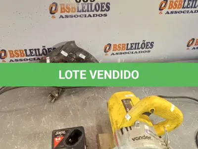 LOTE 009 - 01 SERRA CIRCULAR E 01 FURADEIRA MARCAS E MODELOS DIVERSOS PARA RETIRADA DE PEÇAS. (NO ESTADO, LEILÃO NÃO TEM GARANTIA E NEM DEVOLUÇÃO, SUJEITO A POSSÍVEIS AVARIAS VISÍVEIS/OCULTAS E/OU AUSÊNCIA DE COMPONENTES).