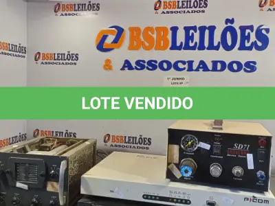 LOTE 028 - 04 EQUIPAMENTOS ELETRÔNICOS DIVERSOS. (NO ESTADO, LEILÃO NÃO TEM GARANTIA E NEM DEVOLUÇÃO, SUJEITO A POSSÍVEIS AVARIAS VISÍVEIS/OCULTAS E/OU AUSÊNCIA DE COMPONENTES).