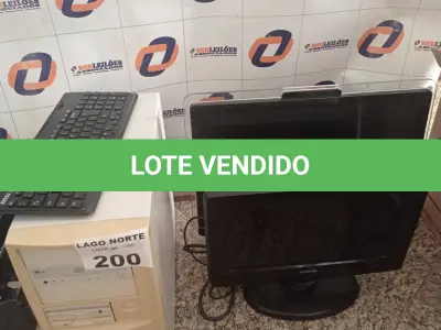LOTE 200 - 01 COMPUTADOR E 01 AION (NO ESTADO, NÃO SABEMOS SE FUNCIONA. LEILÃO NÃO TEM GARANTIA E NEM DEVOLUÇÃO).