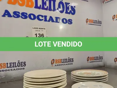 LOTE 136 - 14 PRATOS PARA SOBREMESA (NO ESTADO, NÃO SABEMOS SE FUNCIONA. LEILÃO NÃO TEM GARANTIA E NEM DEVOLUÇÃO).
