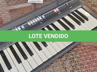 LOTE 143 - 01 TECLADO CASSIO CACIOTONE CT 360 (NO ESTADO, NÃO SABEMOS SE FUNCIONA. LEILÃO NÃO TEM GARANTIA E NEM DEVOLUÇÃO). 