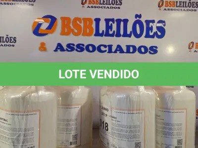 LOTE 018 - 20 LITROS DE ESPUMA HIGIENIZADORA PARA ANTISSEPSIA INSTANTÂNEA DAS MÃOS. (NO ESTADO, LEILÃO NÃO TEM GARANTIA E NEM DEVOLUÇÃO, SUJEITO A POSSÍVEIS AVARIAS VISÍVEIS/OCULTAS E/OU AUSÊNCIA DE COMPONENTES).