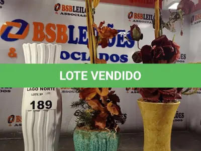 LOTE 189 - 03 JARROS PARA FLORES (NO ESTADO, NÃO SABEMOS SE FUNCIONA. LEILÃO NÃO TEM GARANTIA E NEM DEVOLUÇÃO).