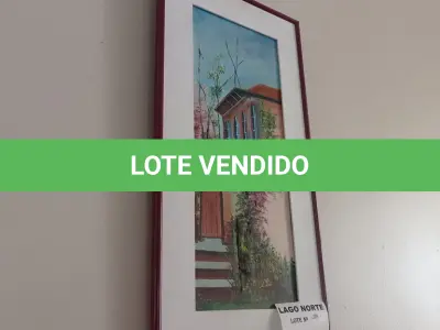 LOTE 207 - 01 QUADRO DECORATIVO (NO ESTADO, NÃO SABEMOS SE FUNCIONA. LEILÃO NÃO TEM GARANTIA E NEM DEVOLUÇÃO).